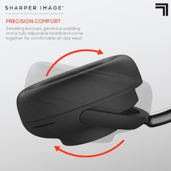 Sharper Image Earbud Wireless Noise Canceling Headphones - Picture 6 of 14